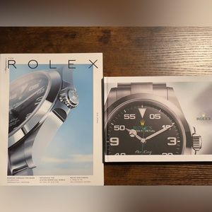 Rolex product book for 2022-2023 and the Rolex magazine issue # 10.